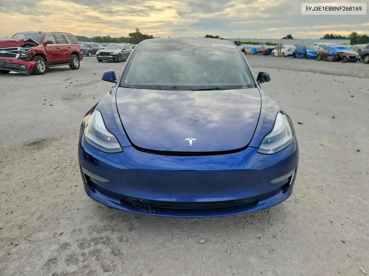 2022 TESLA MODEL 3 VIN 5YJ3E1EB8NF268169 — фото 5