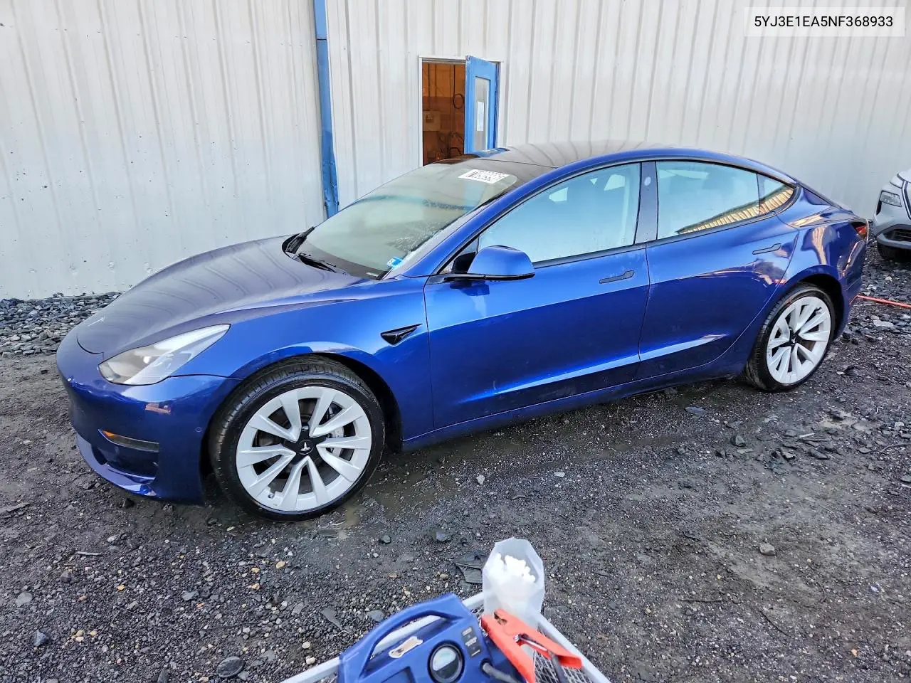 TESLA MODEL 3 2022, VIN 5YJ3E1EA5NF368933