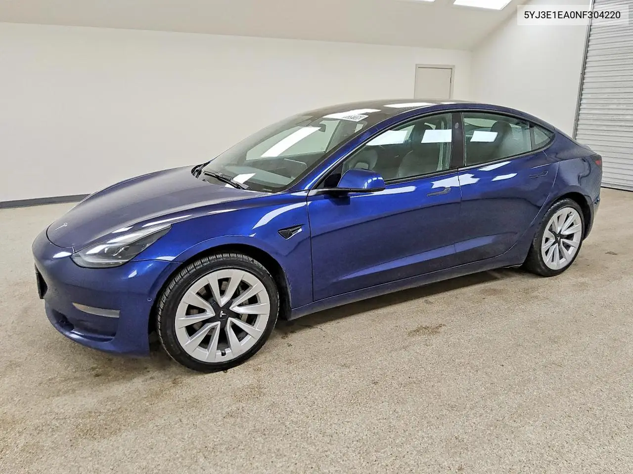 TESLA MODEL 3 2022, VIN 5YJ3E1EA0NF304220