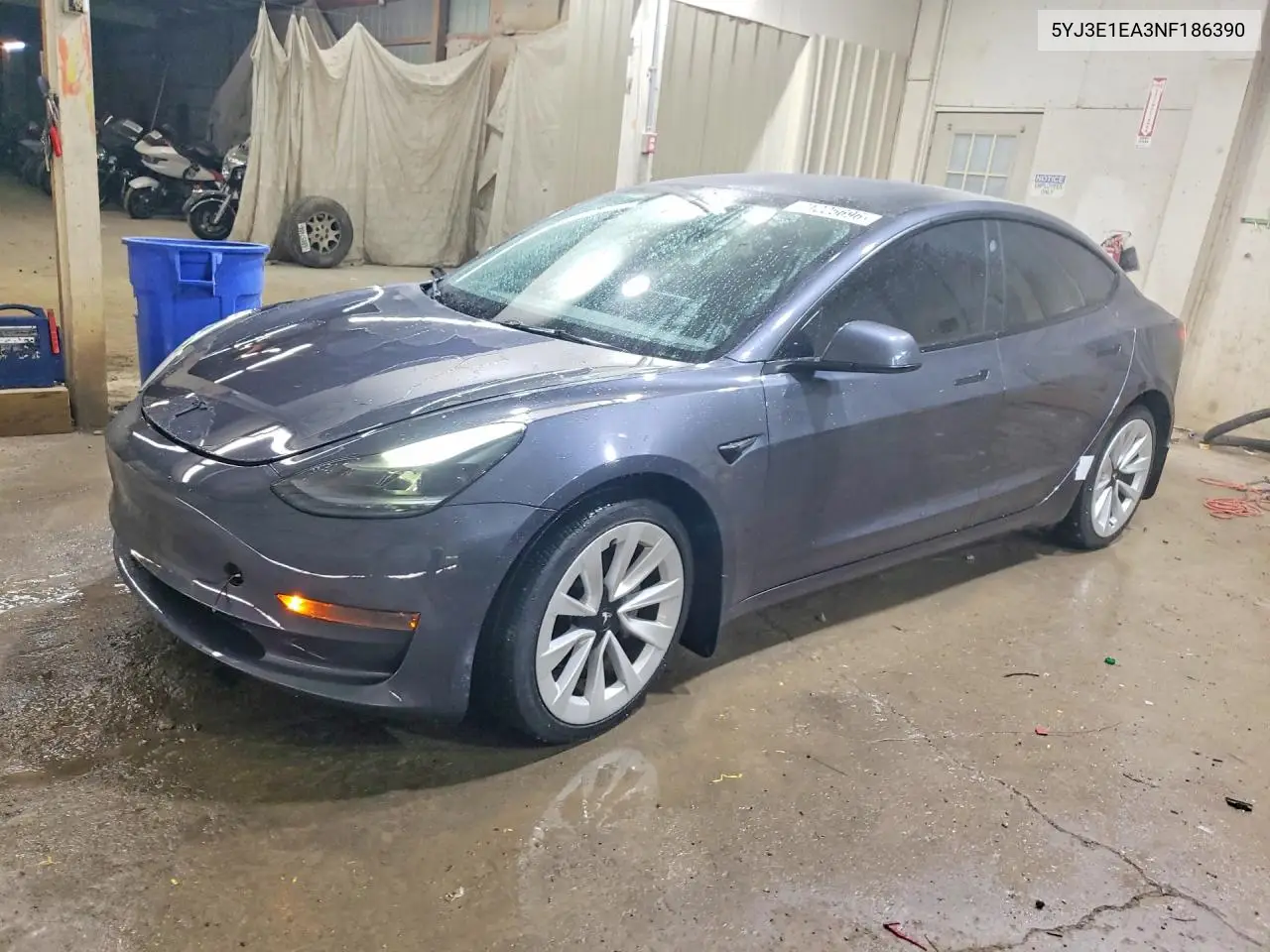 TESLA MODEL 3 2022, VIN 5YJ3E1EA3NF186390