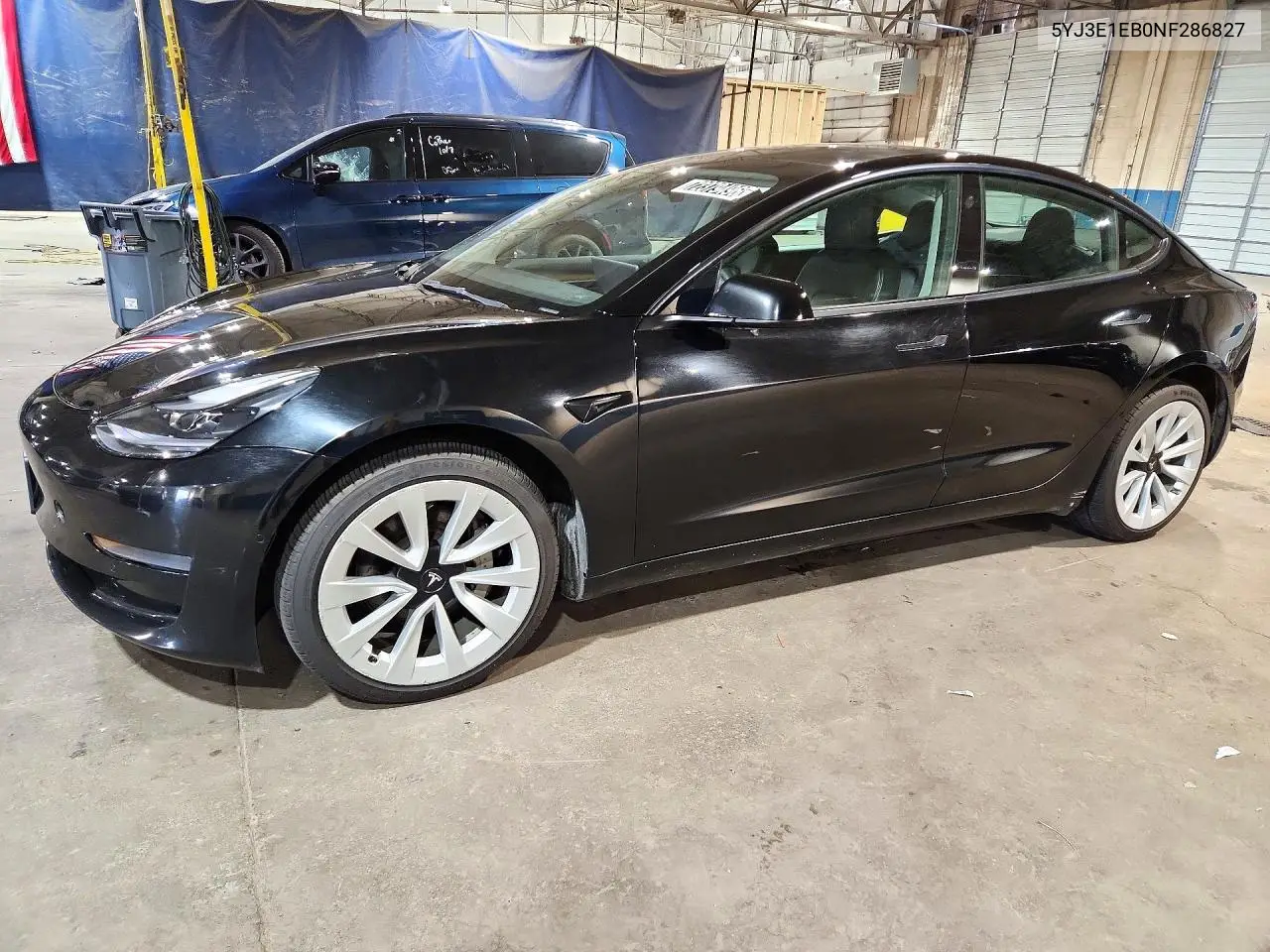 TESLA MODEL 3 2022, VIN 5YJ3E1EB0NF286827