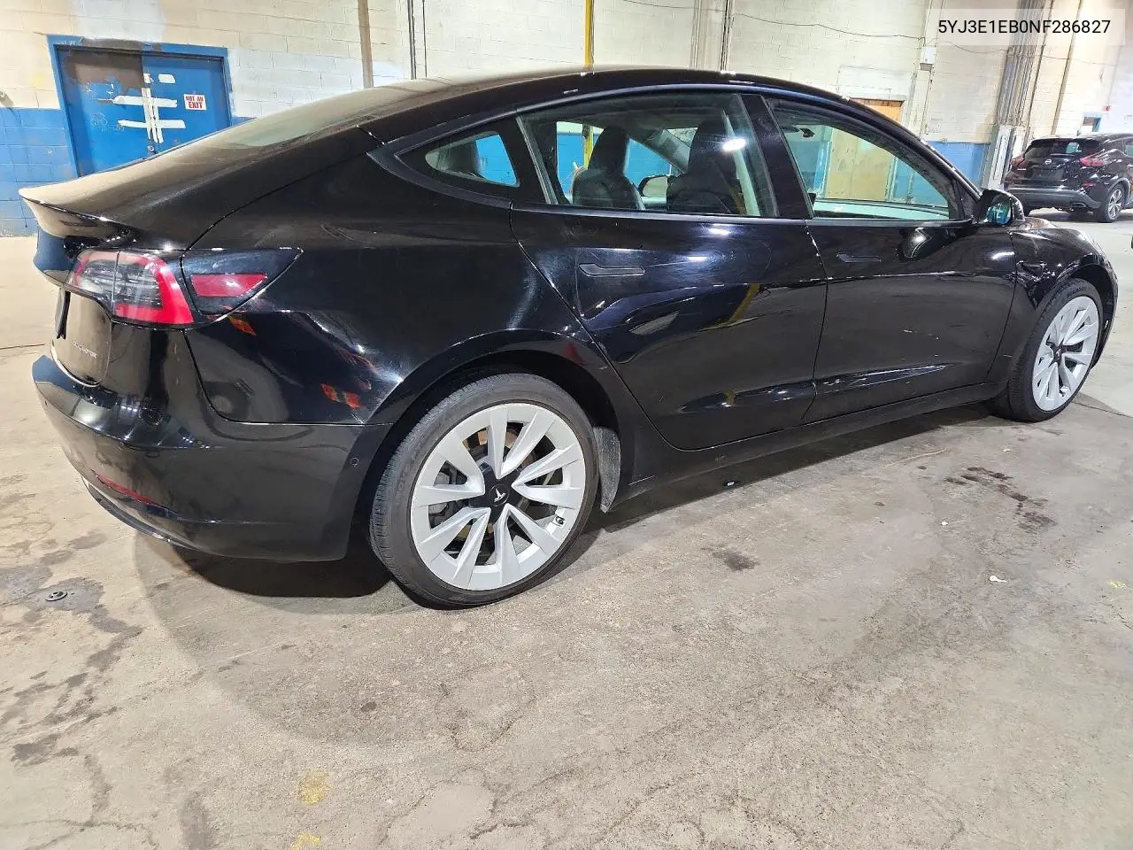 2022 TESLA MODEL 3 VIN 5YJ3E1EB0NF286827 — фото 3