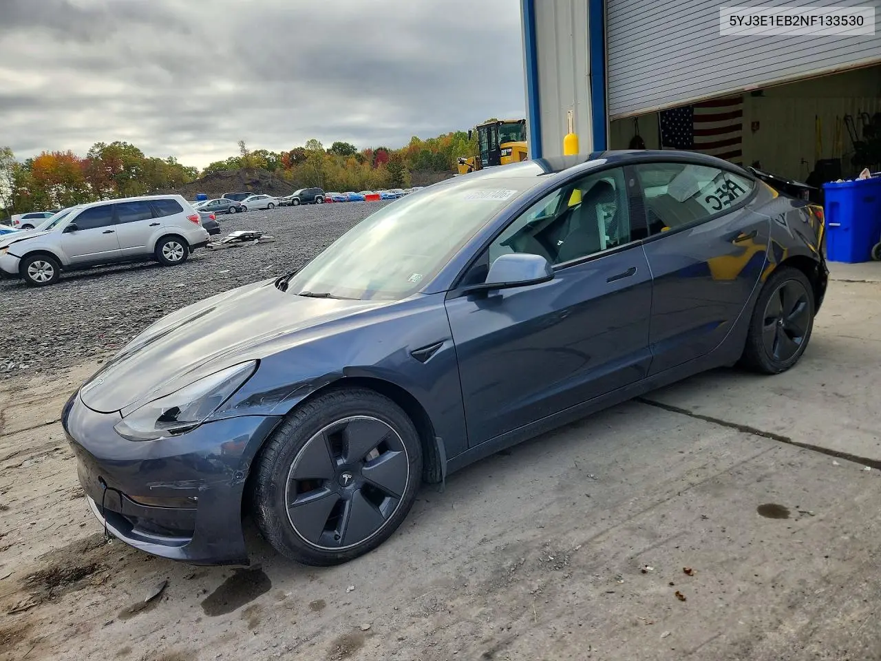 TESLA MODEL 3 2022, VIN 5YJ3E1EB2NF133530