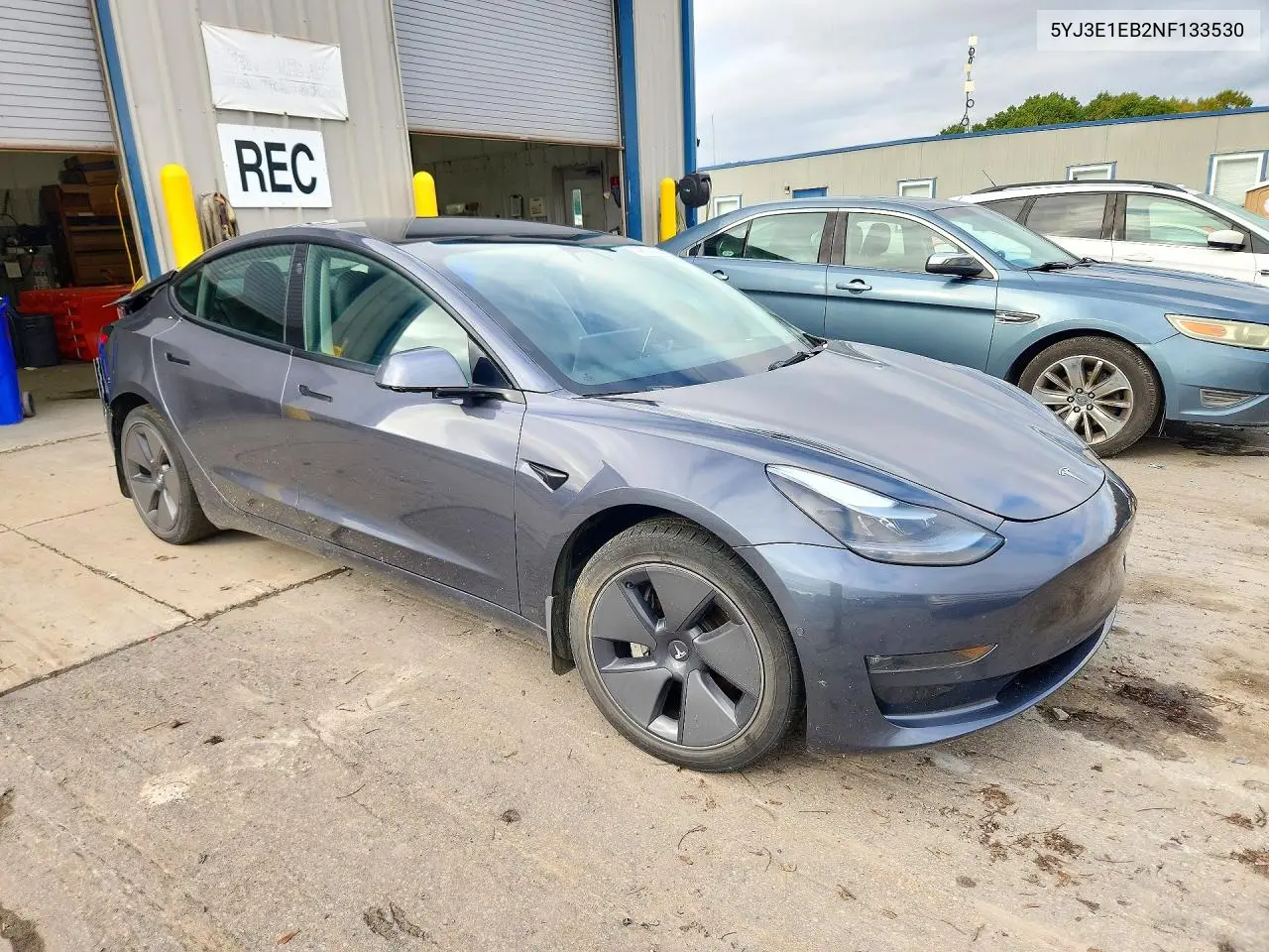 2022 TESLA MODEL 3 VIN 5YJ3E1EB2NF133530 — фото 4