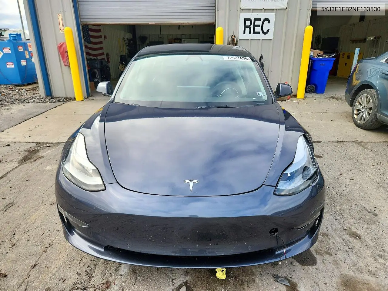 2022 TESLA MODEL 3 VIN 5YJ3E1EB2NF133530 — фото 5