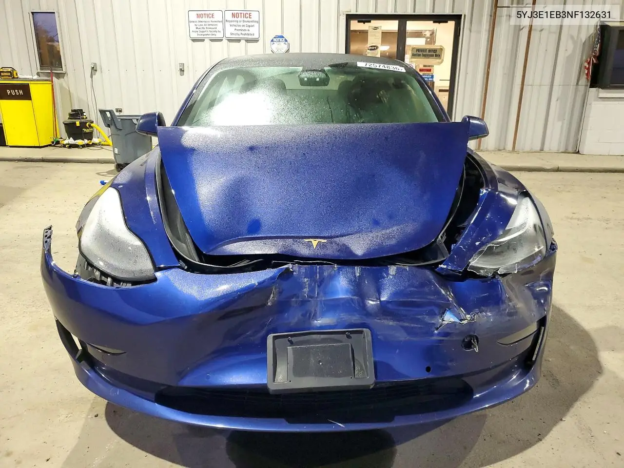 2022 TESLA MODEL 3 VIN 5YJ3E1EB3NF132631 — фото 5