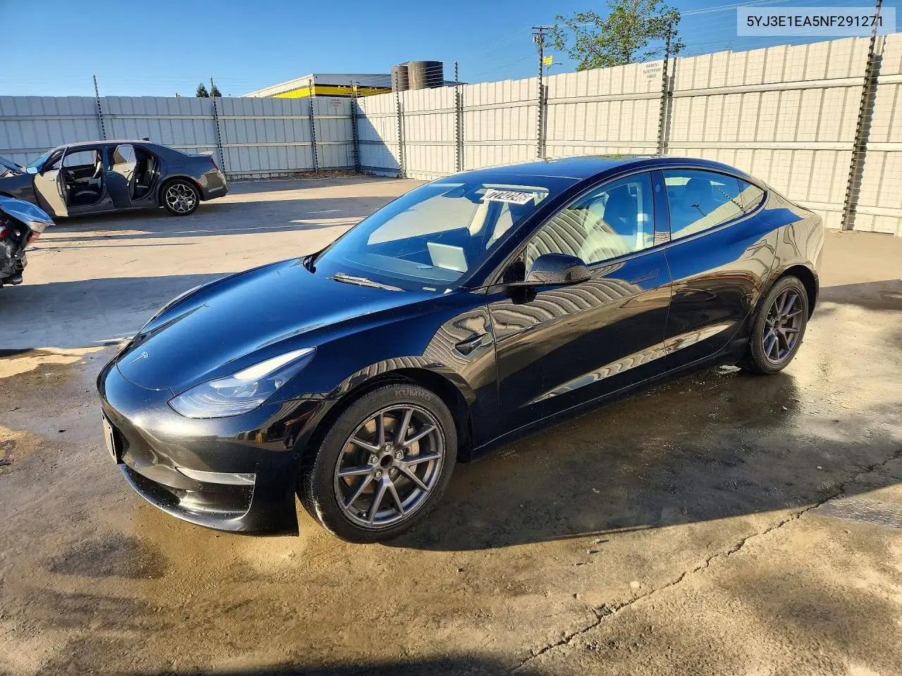 TESLA MODEL 3 2022, VIN 5YJ3E1EA5NF291271