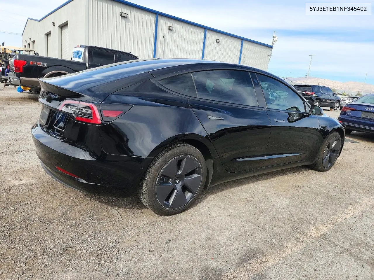 2022 TESLA MODEL 3 VIN 5YJ3E1EB1NF345402 — фото 3