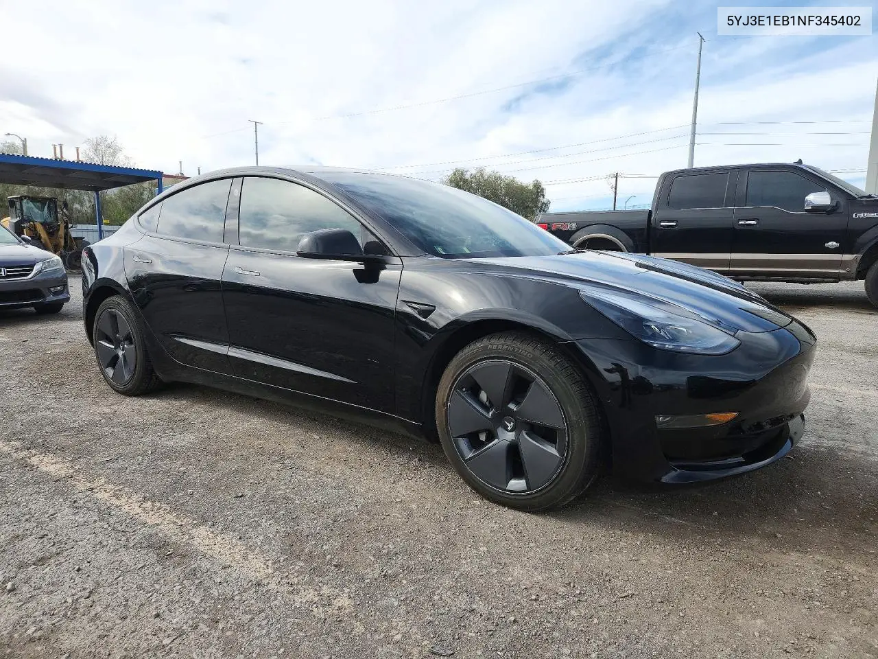 2022 TESLA MODEL 3 VIN 5YJ3E1EB1NF345402 — фото 4