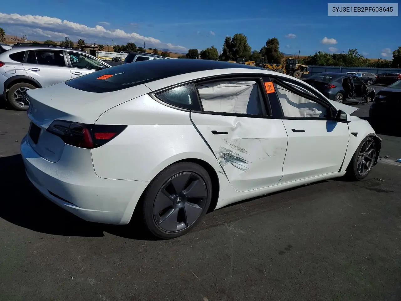 2023 TESLA MODEL 3 VIN 5YJ3E1EB2PF608645 — фото 3