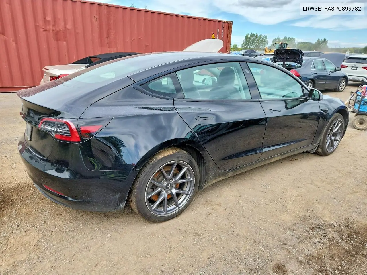 2023 TESLA MODEL 3 VIN LRW3E1FA8PC899782 — фото 3