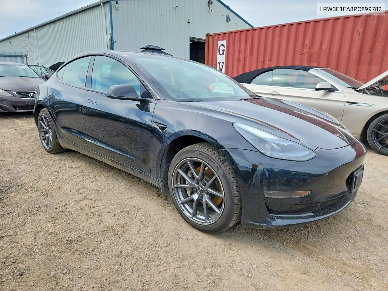 2023 TESLA MODEL 3 VIN LRW3E1FA8PC899782 — фото 4