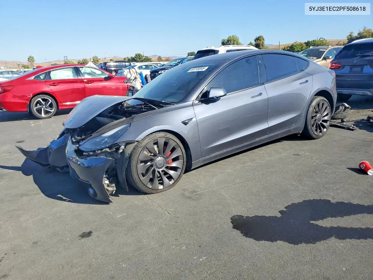 TESLA MODEL 3 2023, VIN 5YJ3E1EC2PF508618