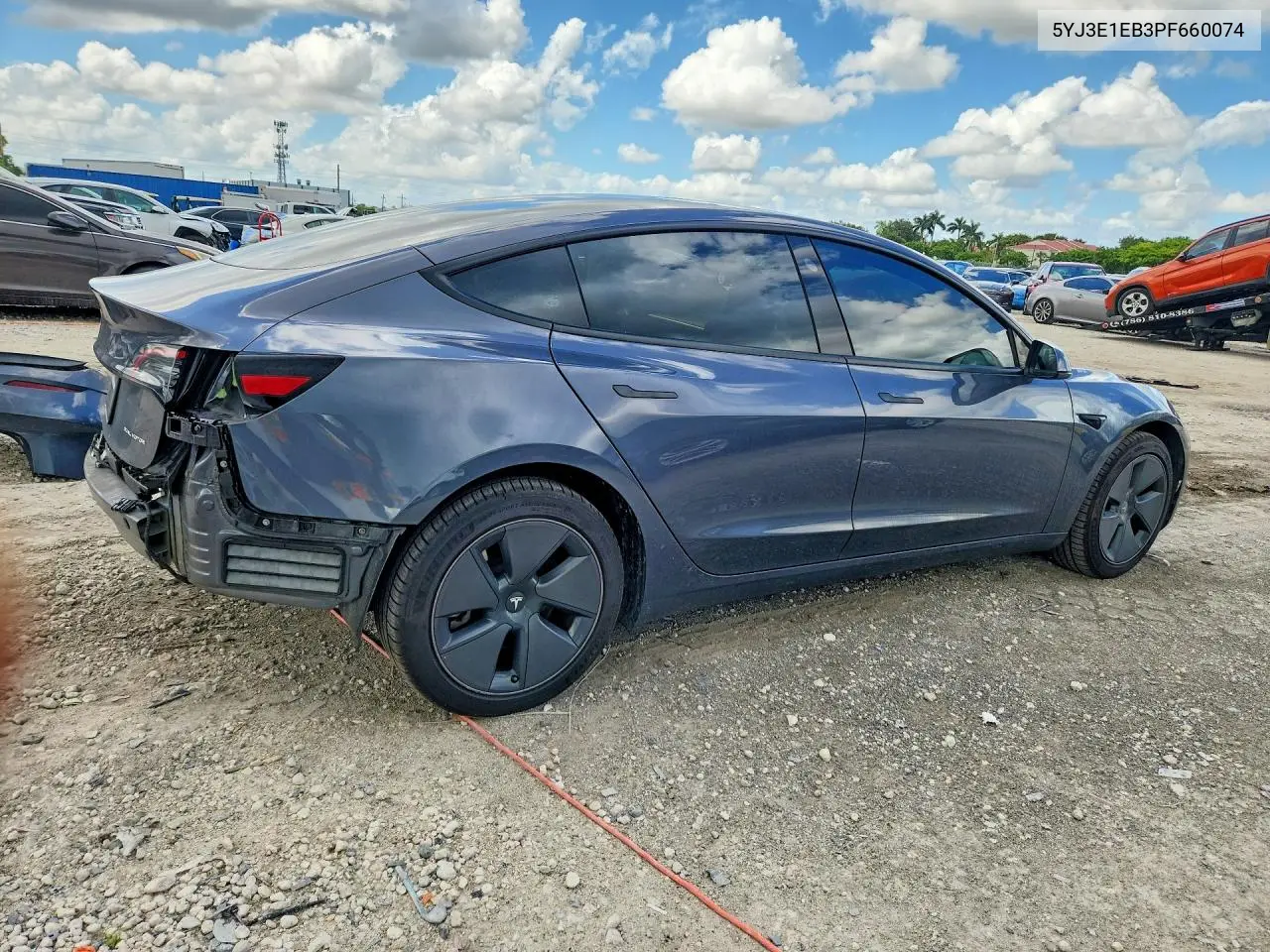 2023 TESLA MODEL 3 VIN 5YJ3E1EB3PF660074 — фото 3