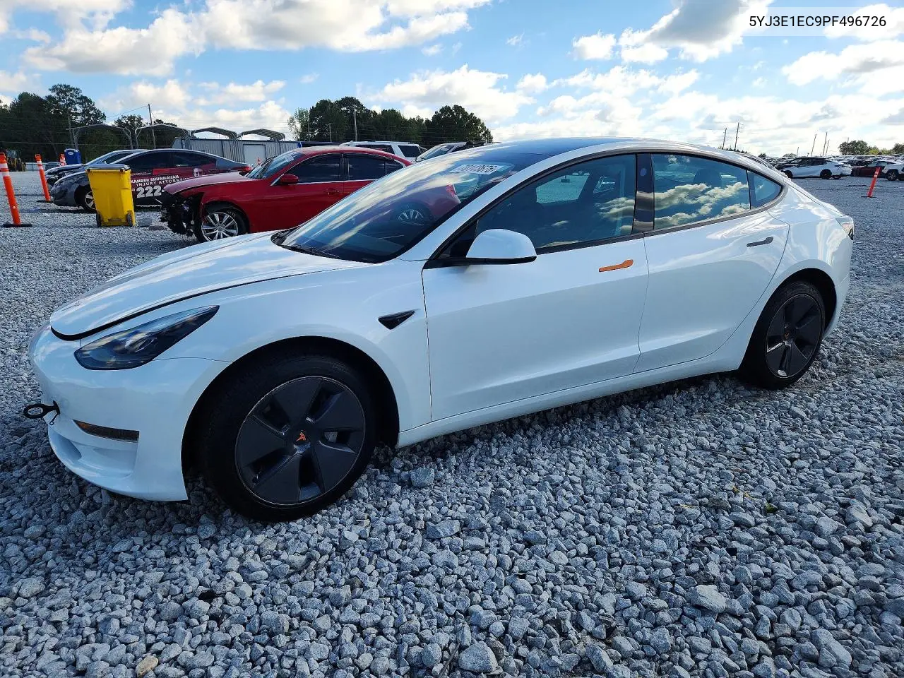 TESLA MODEL 3 2023, VIN 5YJ3E1EC9PF496726