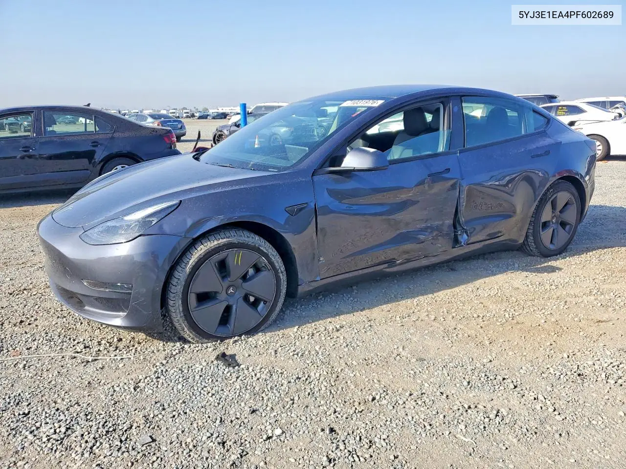 TESLA MODEL 3 2023, VIN 5YJ3E1EA4PF602689