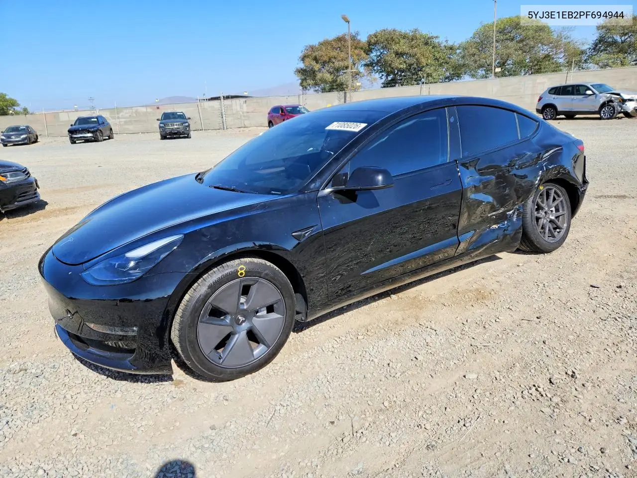 TESLA MODEL 3 2023, VIN 5YJ3E1EB2PF694944