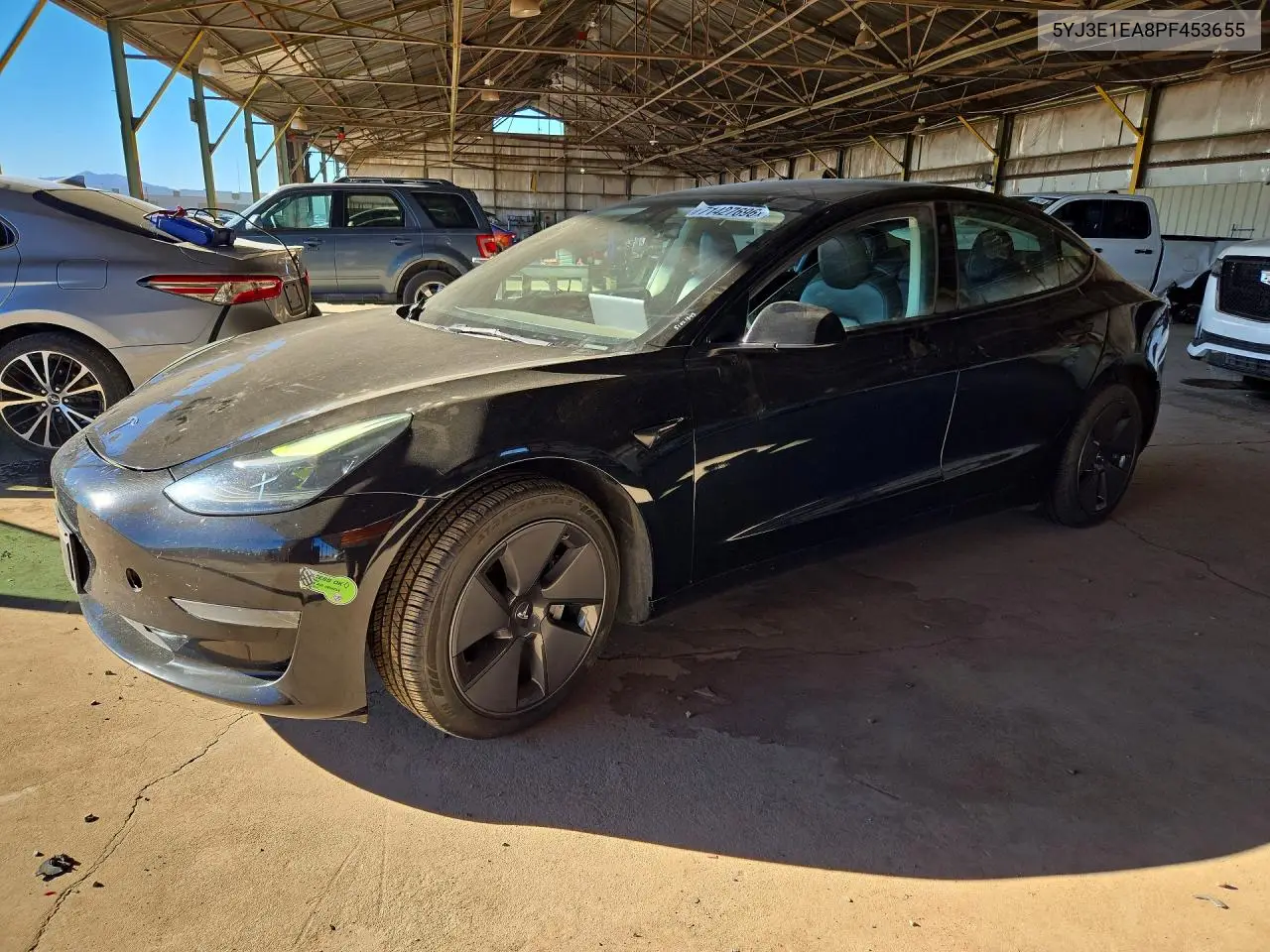TESLA MODEL 3 2023, VIN 5YJ3E1EA8PF453655