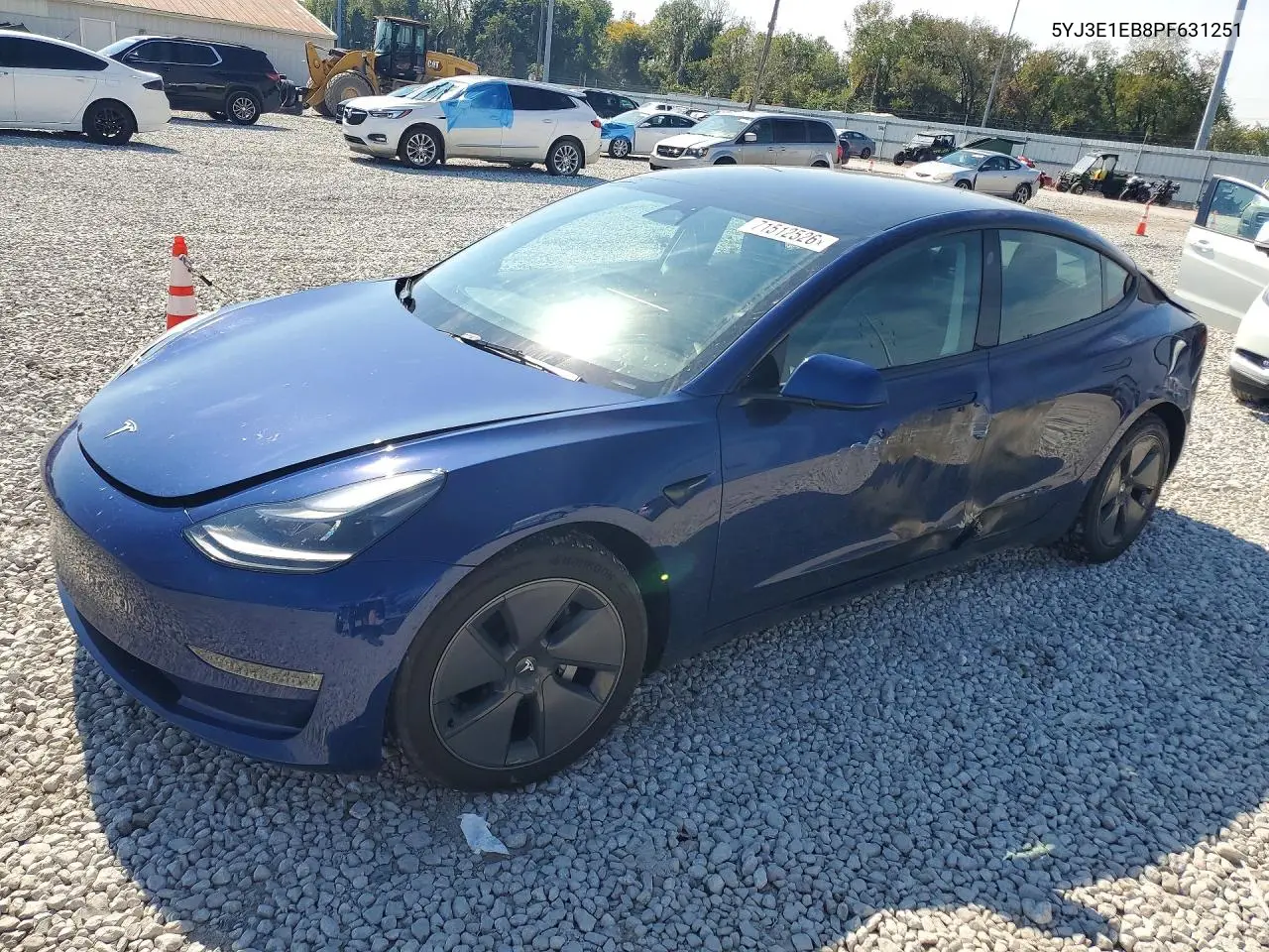 TESLA MODEL 3 2023, VIN 5YJ3E1EB8PF631251