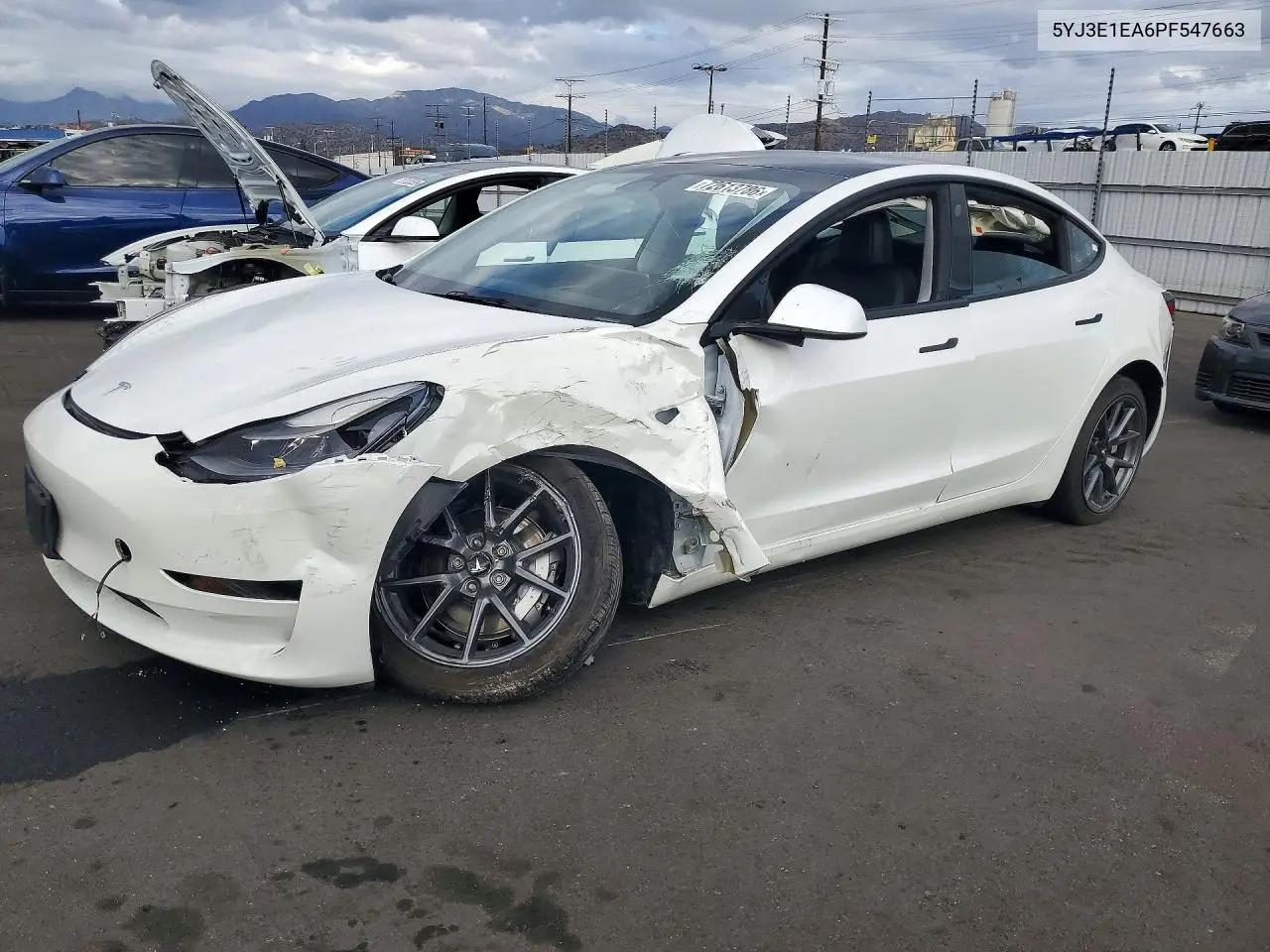 TESLA MODEL 3 2023, VIN 5YJ3E1EA6PF547663