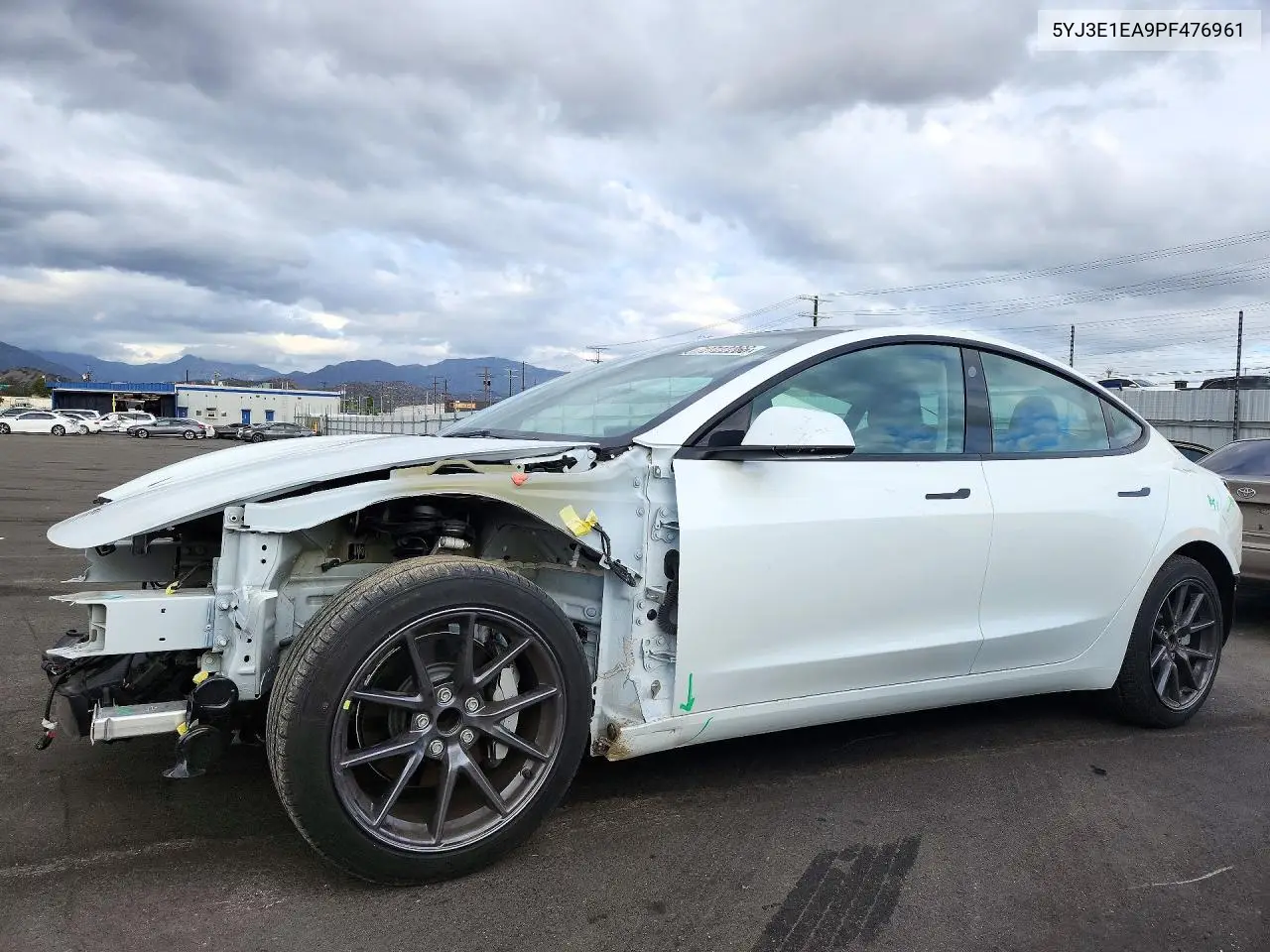 TESLA MODEL 3 2023, VIN 5YJ3E1EA9PF476961