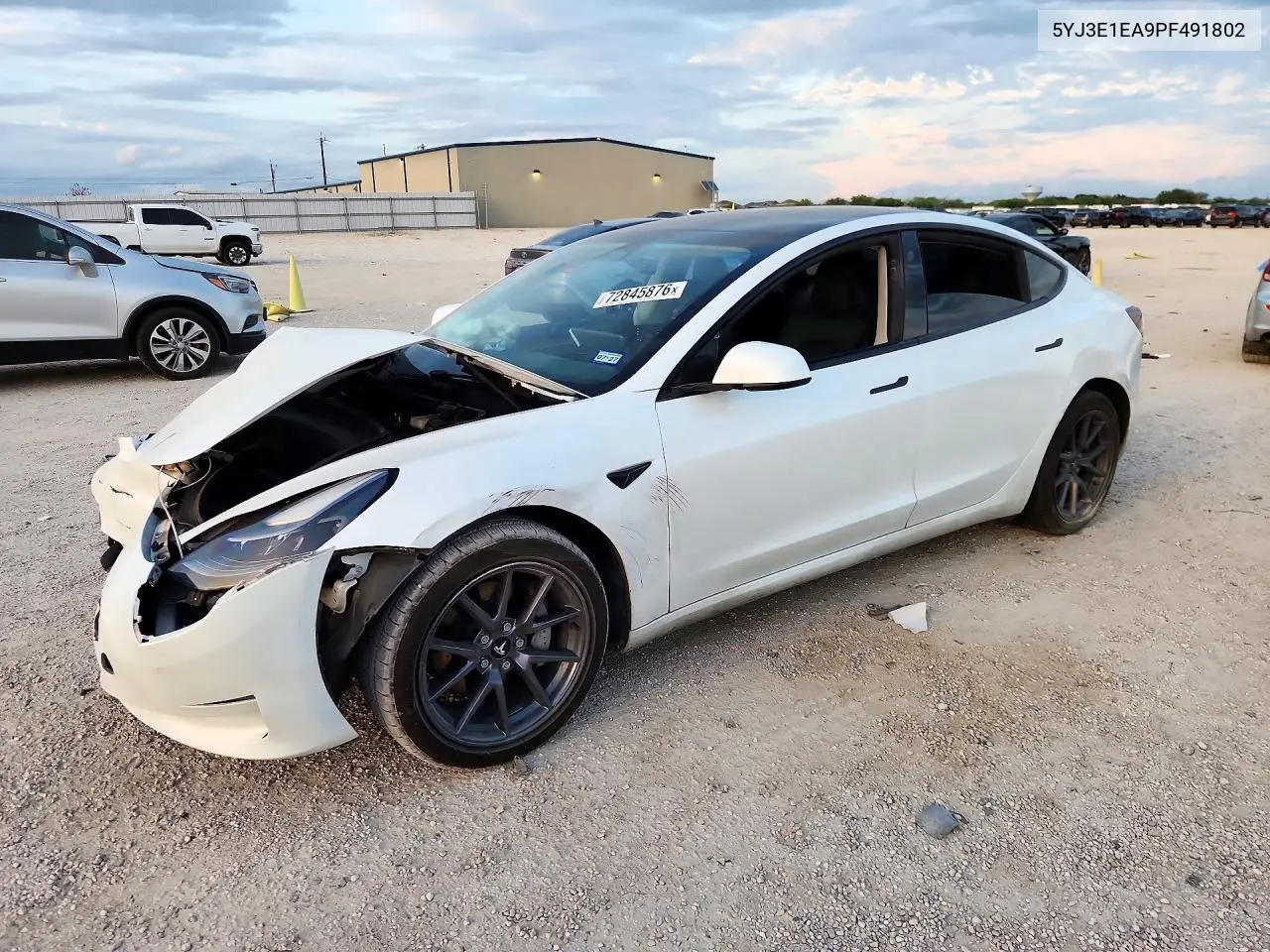 TESLA MODEL 3 2023, VIN 5YJ3E1EA9PF491802