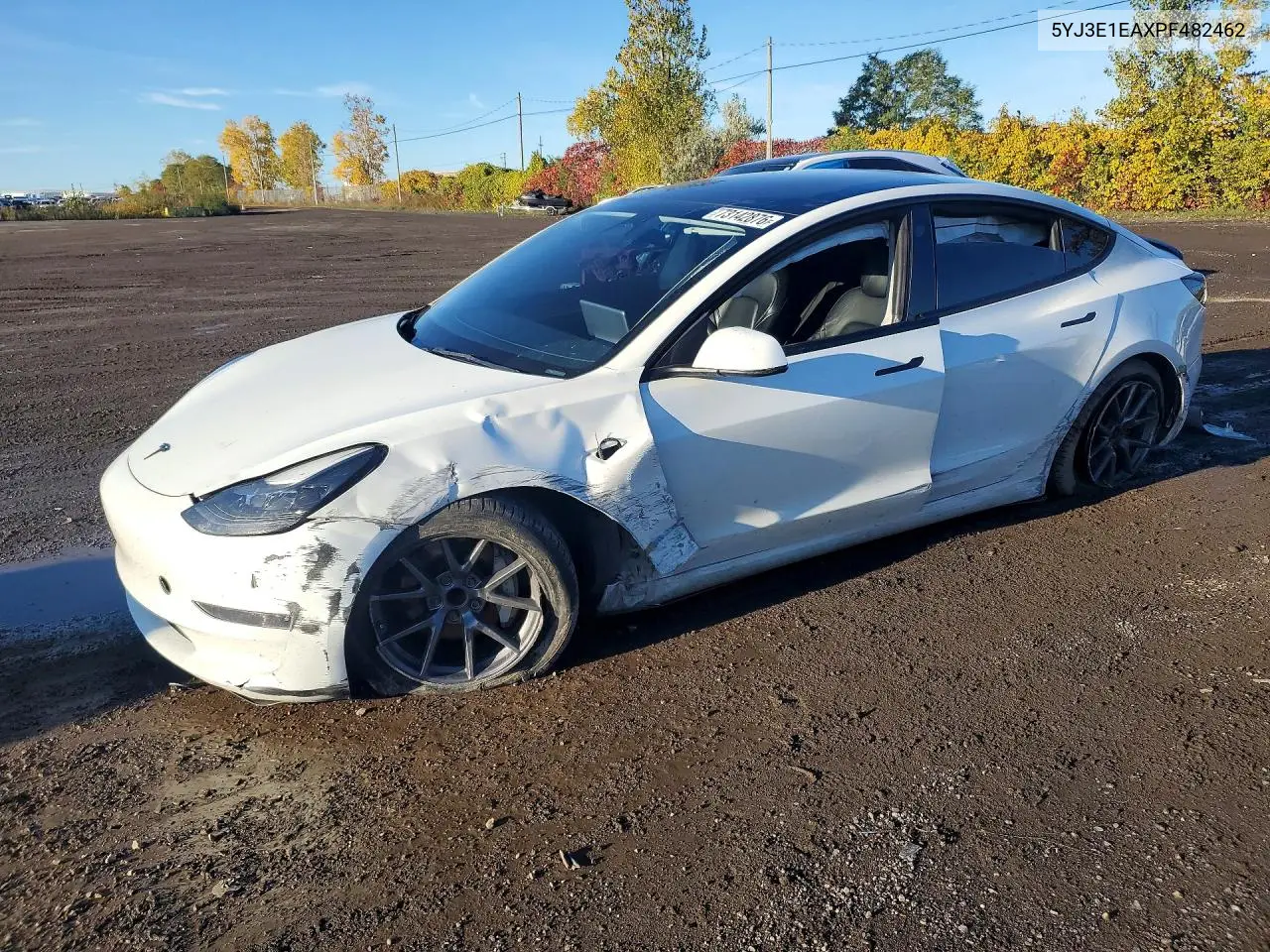TESLA MODEL 3 2023, VIN 5YJ3E1EAXPF482462