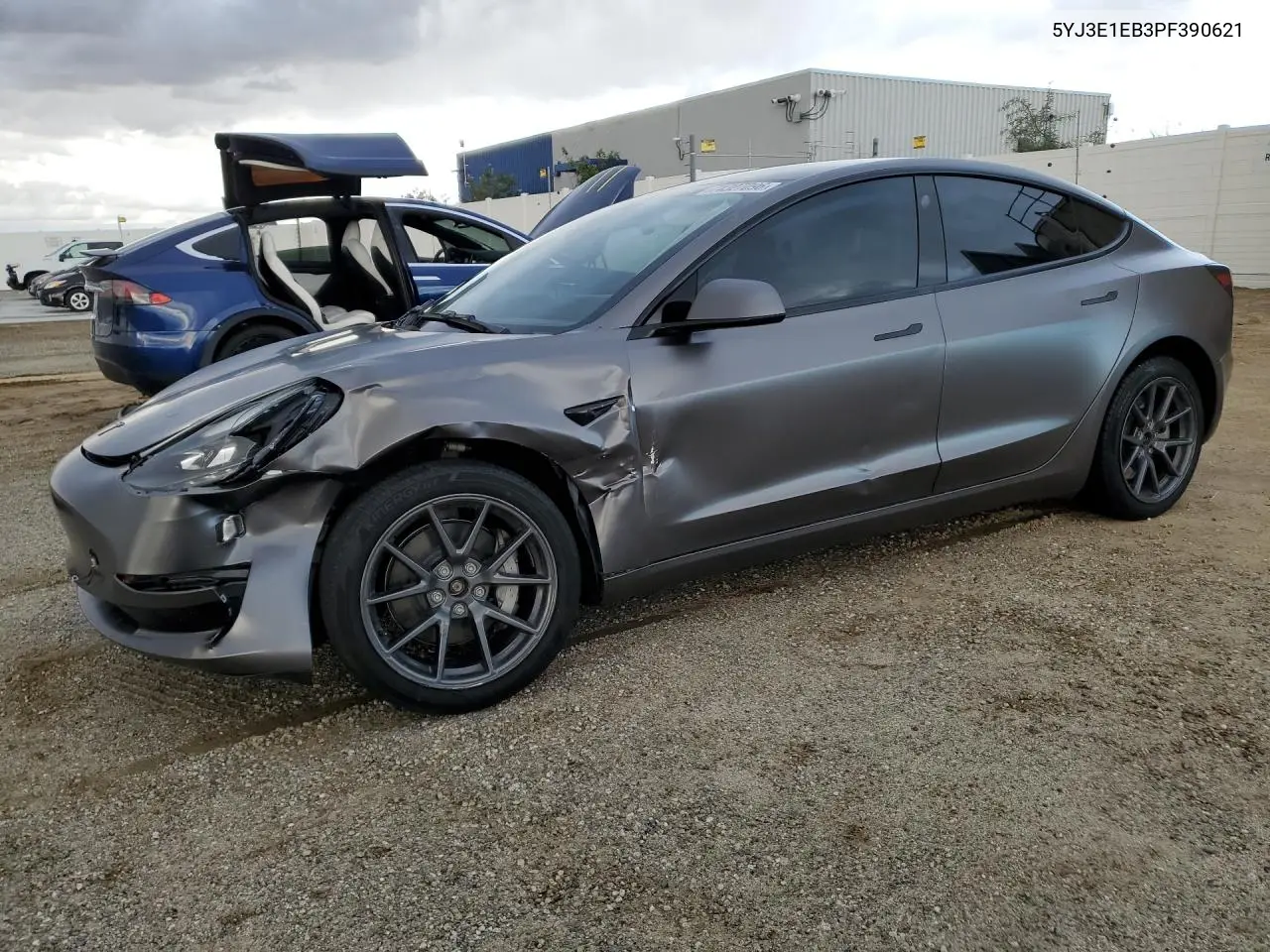 TESLA MODEL 3 2023, VIN 5YJ3E1EB3PF390621