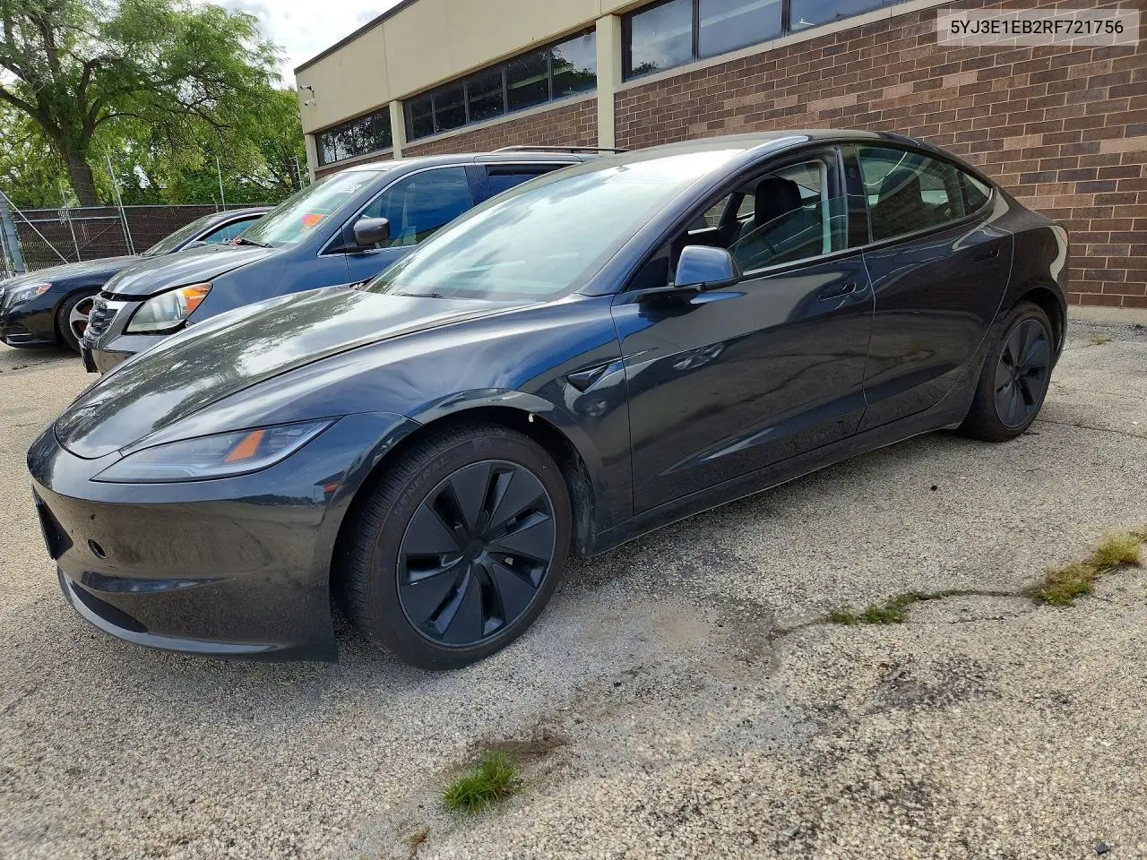 TESLA MODEL 3 2024, VIN 5YJ3E1EB2RF721756