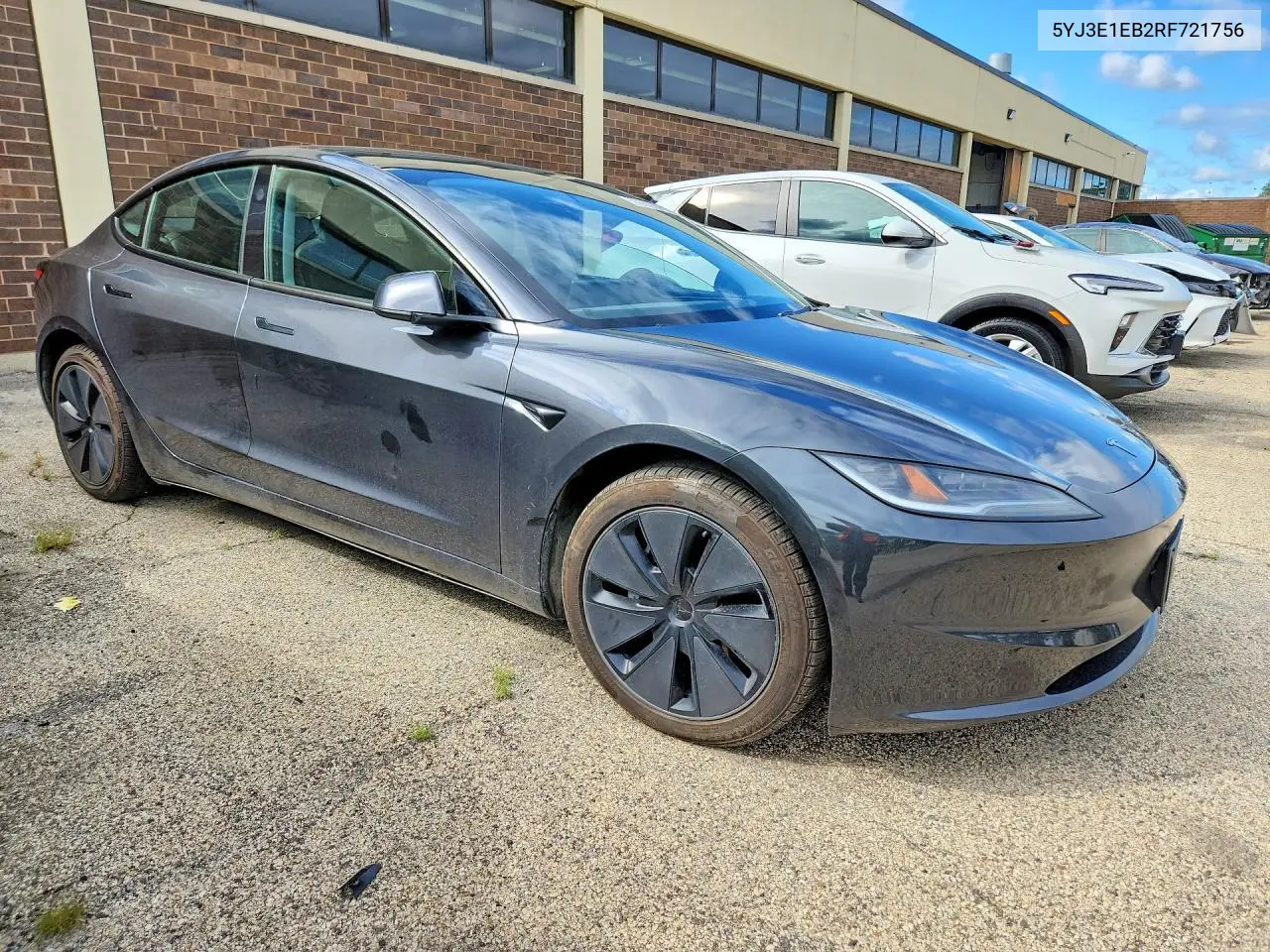2024 TESLA MODEL 3 VIN 5YJ3E1EB2RF721756 — фото 4
