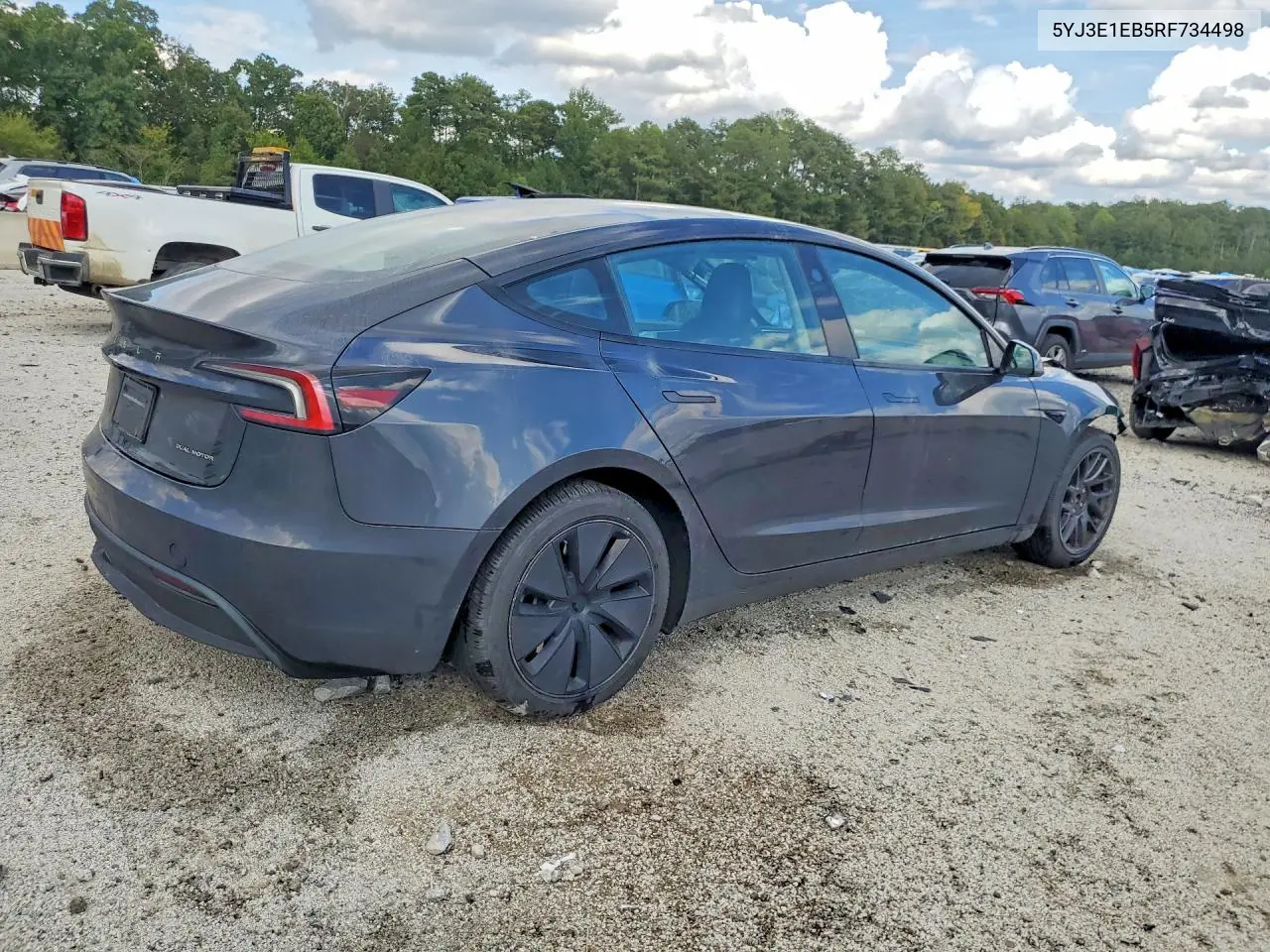 2024 TESLA MODEL 3 VIN 5YJ3E1EB5RF734498 — фото 3