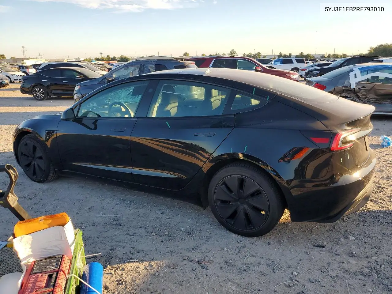 2024 TESLA MODEL 3 VIN 5YJ3E1EB2RF793010 — фото 2