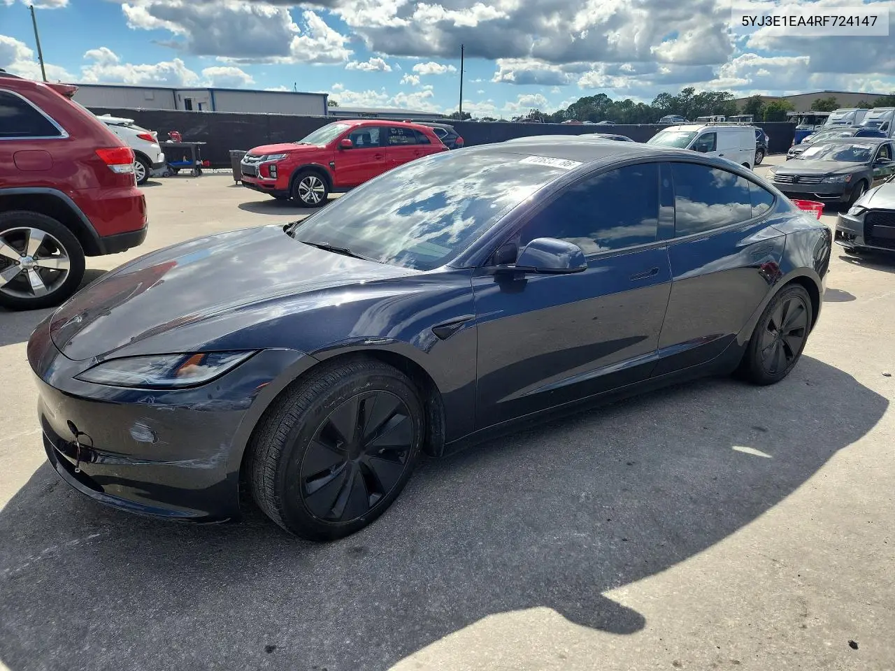 TESLA MODEL 3 2024, VIN 5YJ3E1EA4RF724147