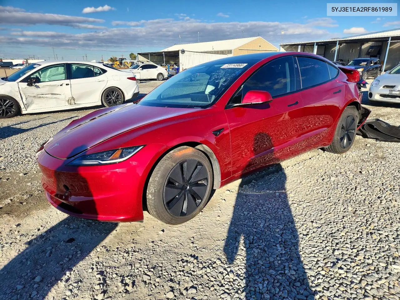 TESLA MODEL 3 2024, VIN 5YJ3E1EA2RF861989
