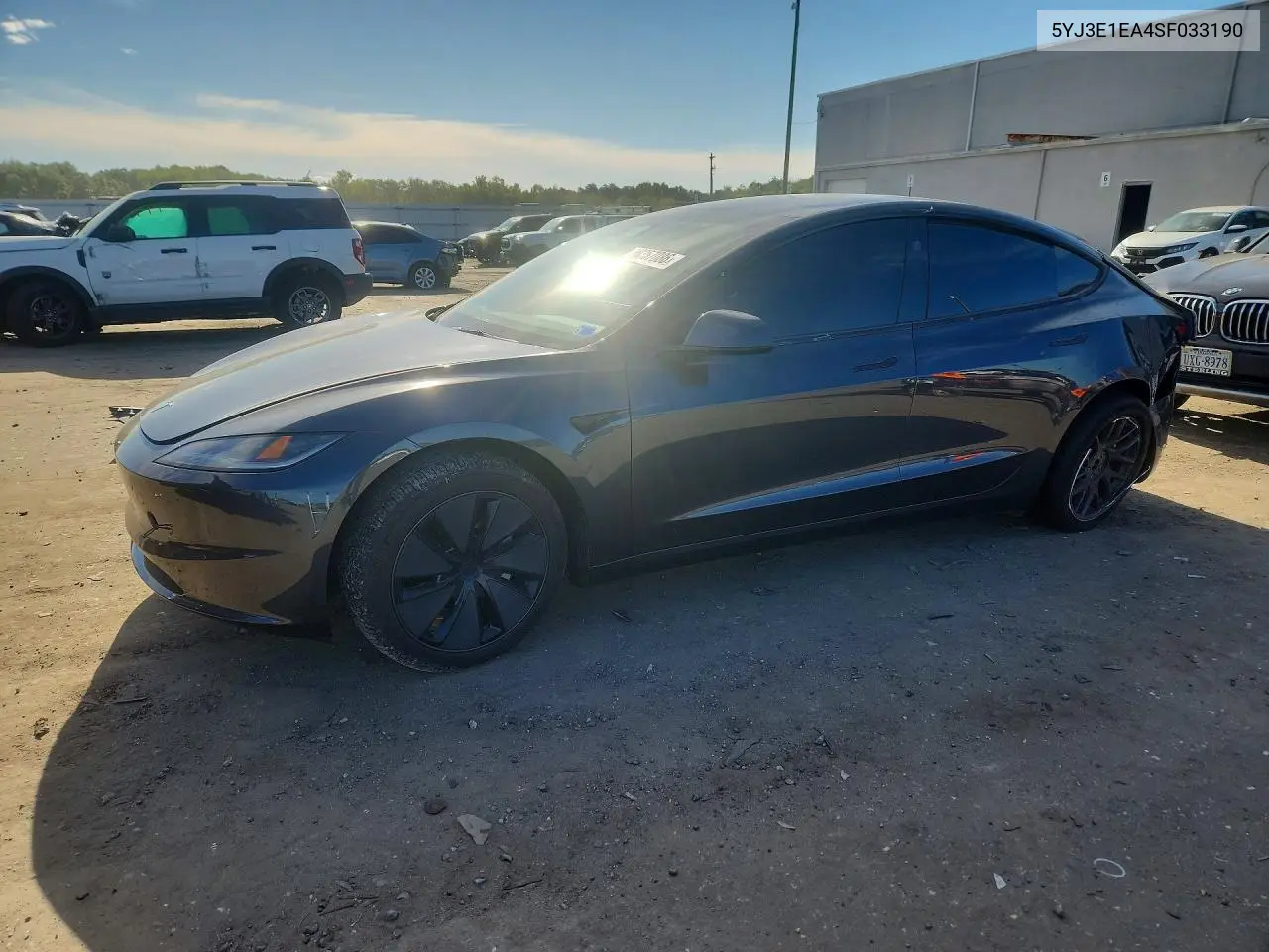 TESLA MODEL 3 2025, VIN 5YJ3E1EA4SF033190