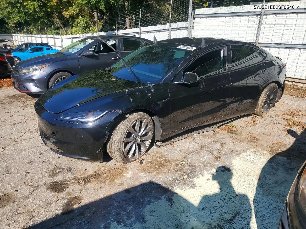 TESLA MODEL 3 2025, VIN 5YJ3E1EB2SF054614