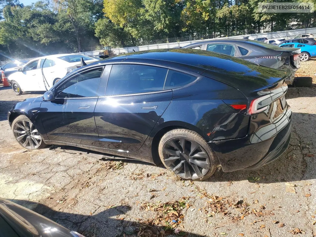 2025 TESLA MODEL 3 VIN 5YJ3E1EB2SF054614 — фото 2