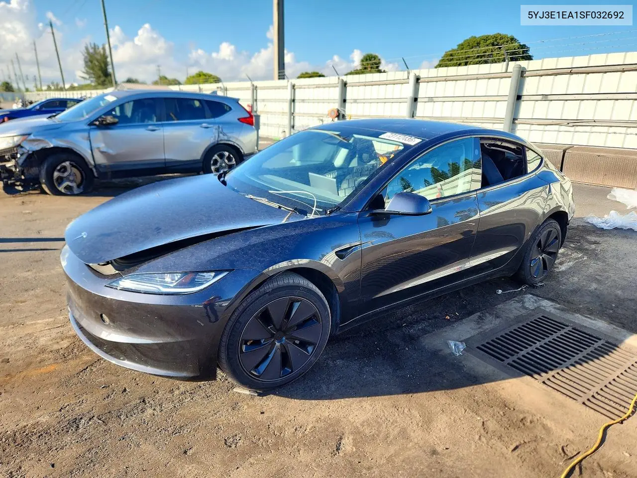 TESLA MODEL 3 2025, VIN 5YJ3E1EA1SF032692