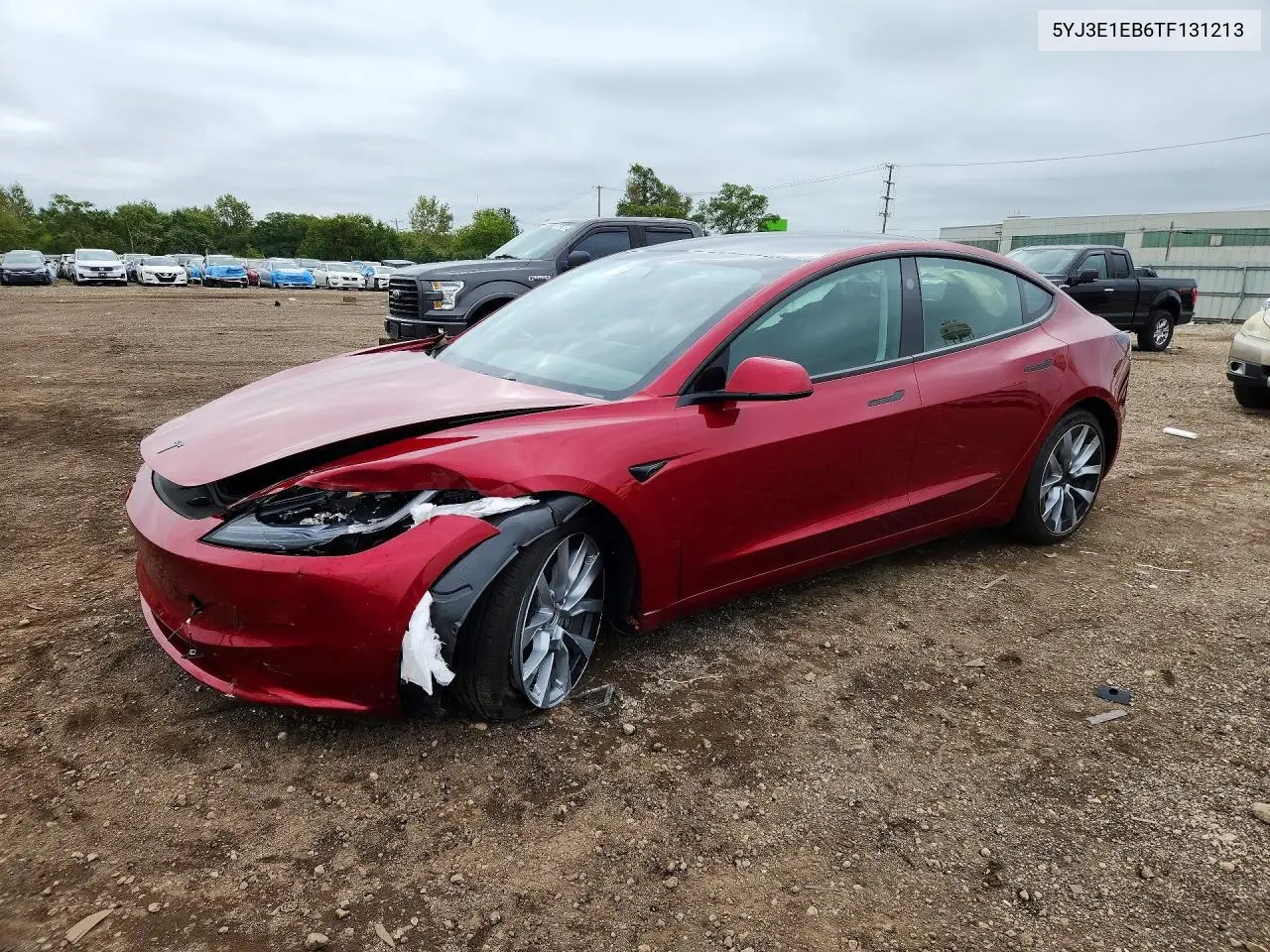 TESLA MODEL 3 2026, VIN 5YJ3E1EB6TF131213