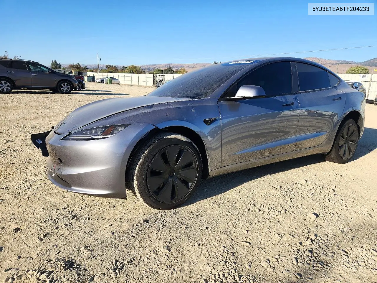 TESLA MODEL 3 2026, VIN 5YJ3E1EA6TF204233