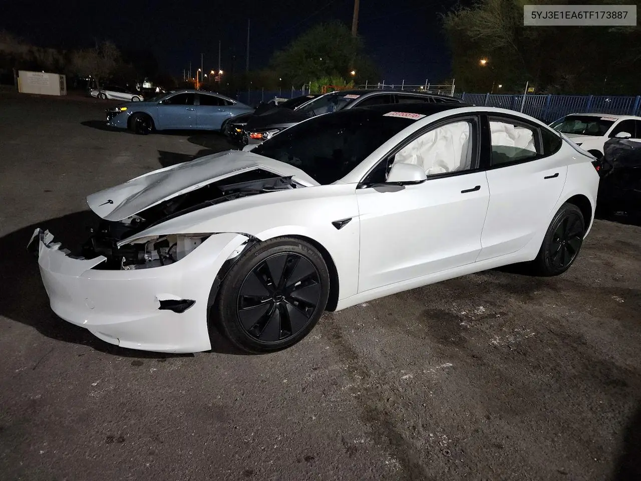 TESLA MODEL 3 2026, VIN 5YJ3E1EA6TF173887