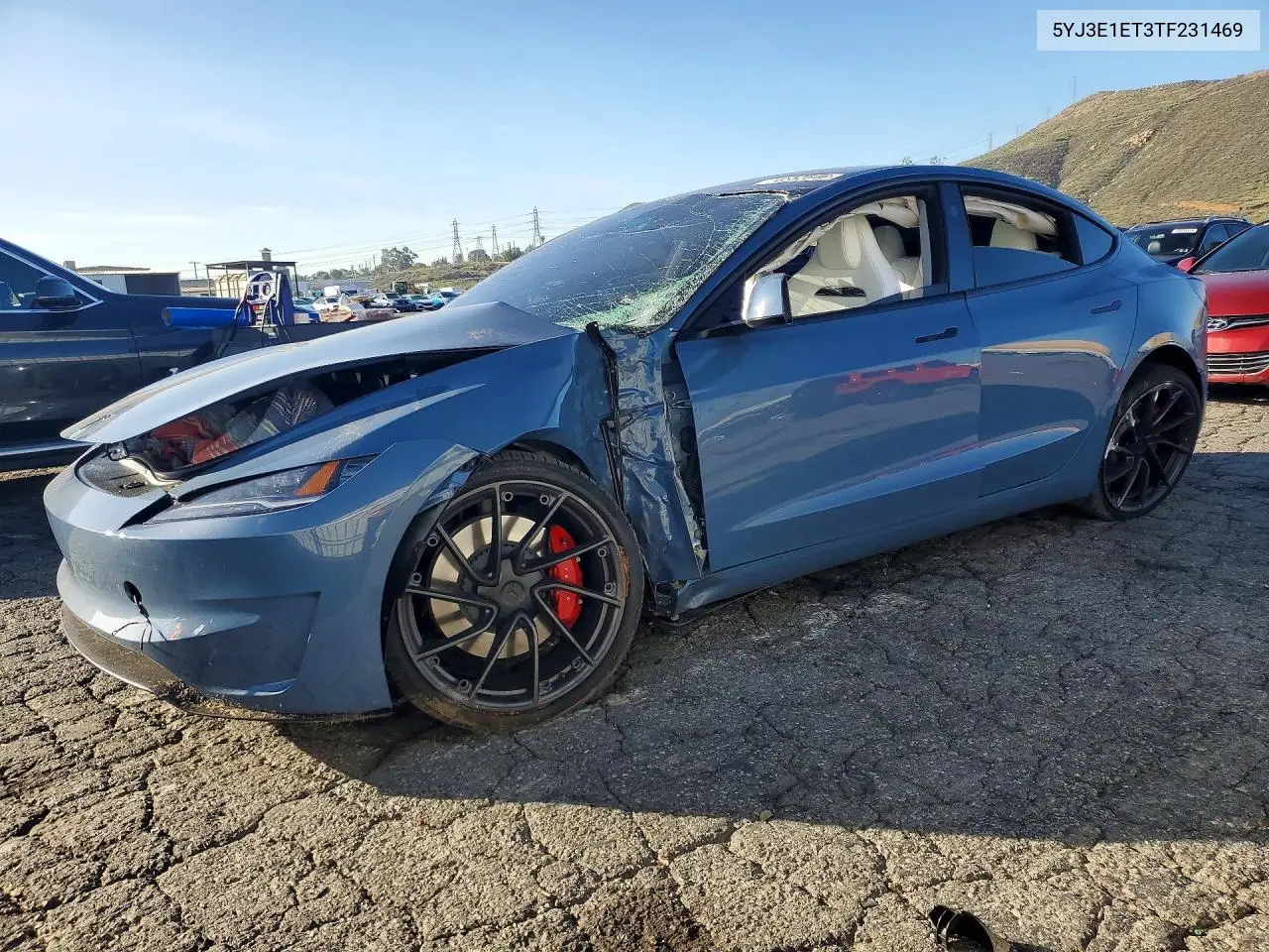 TESLA MODEL 3 2026, VIN 5YJ3E1ET3TF231469