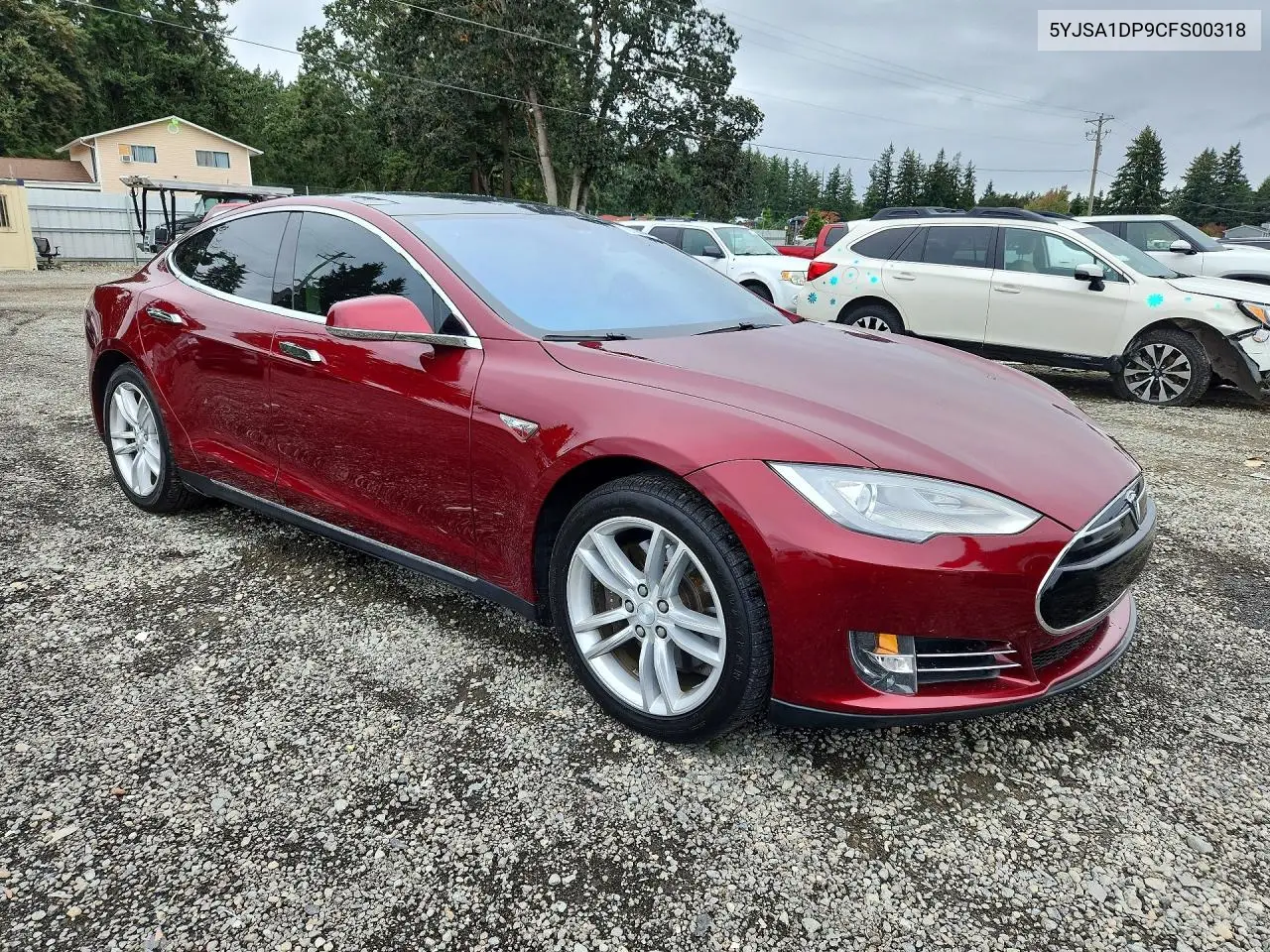 2012 TESLA MODEL S VIN 5YJSA1DP9CFS00318 — фото 4