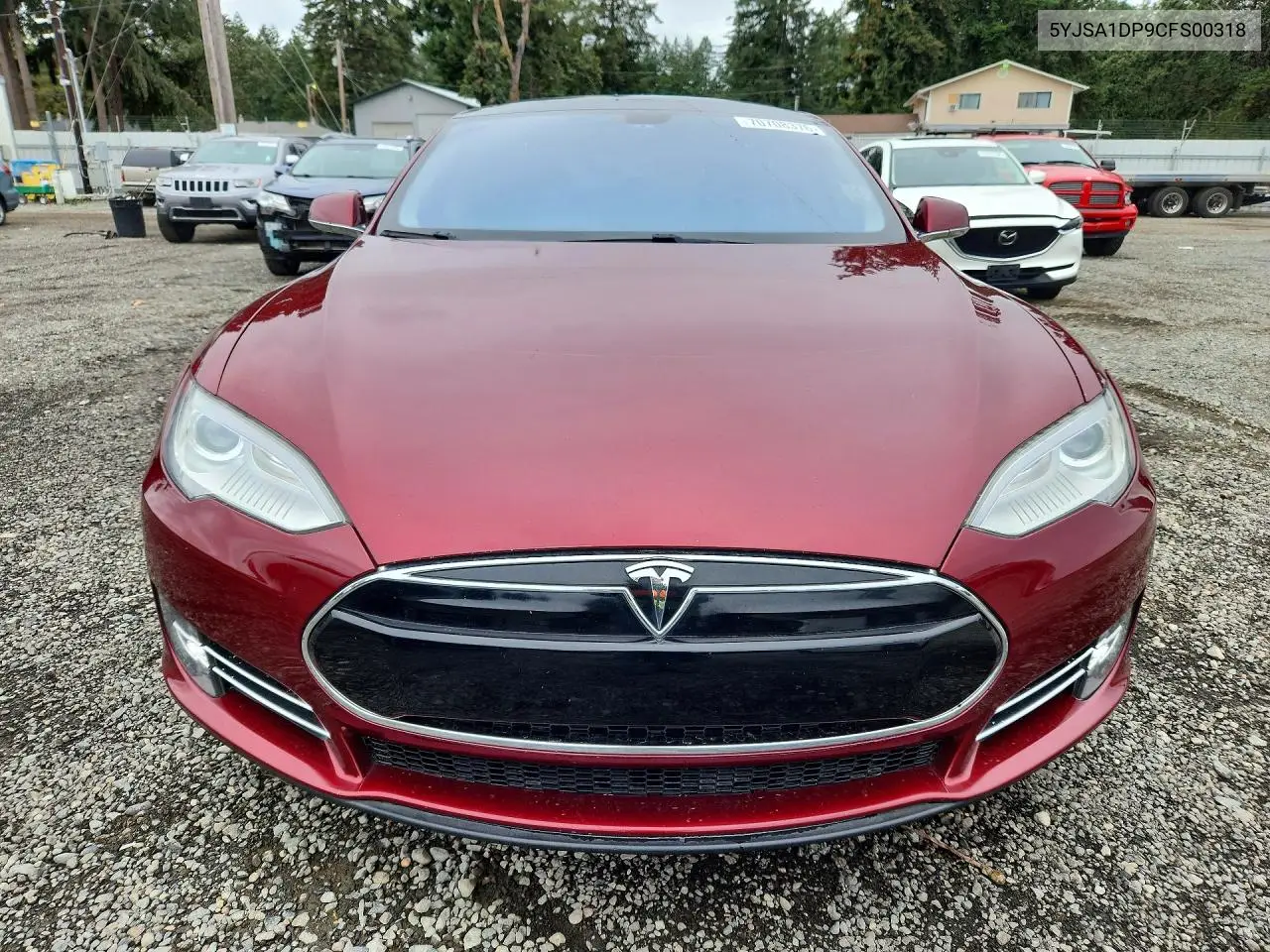 2012 TESLA MODEL S VIN 5YJSA1DP9CFS00318 — фото 5