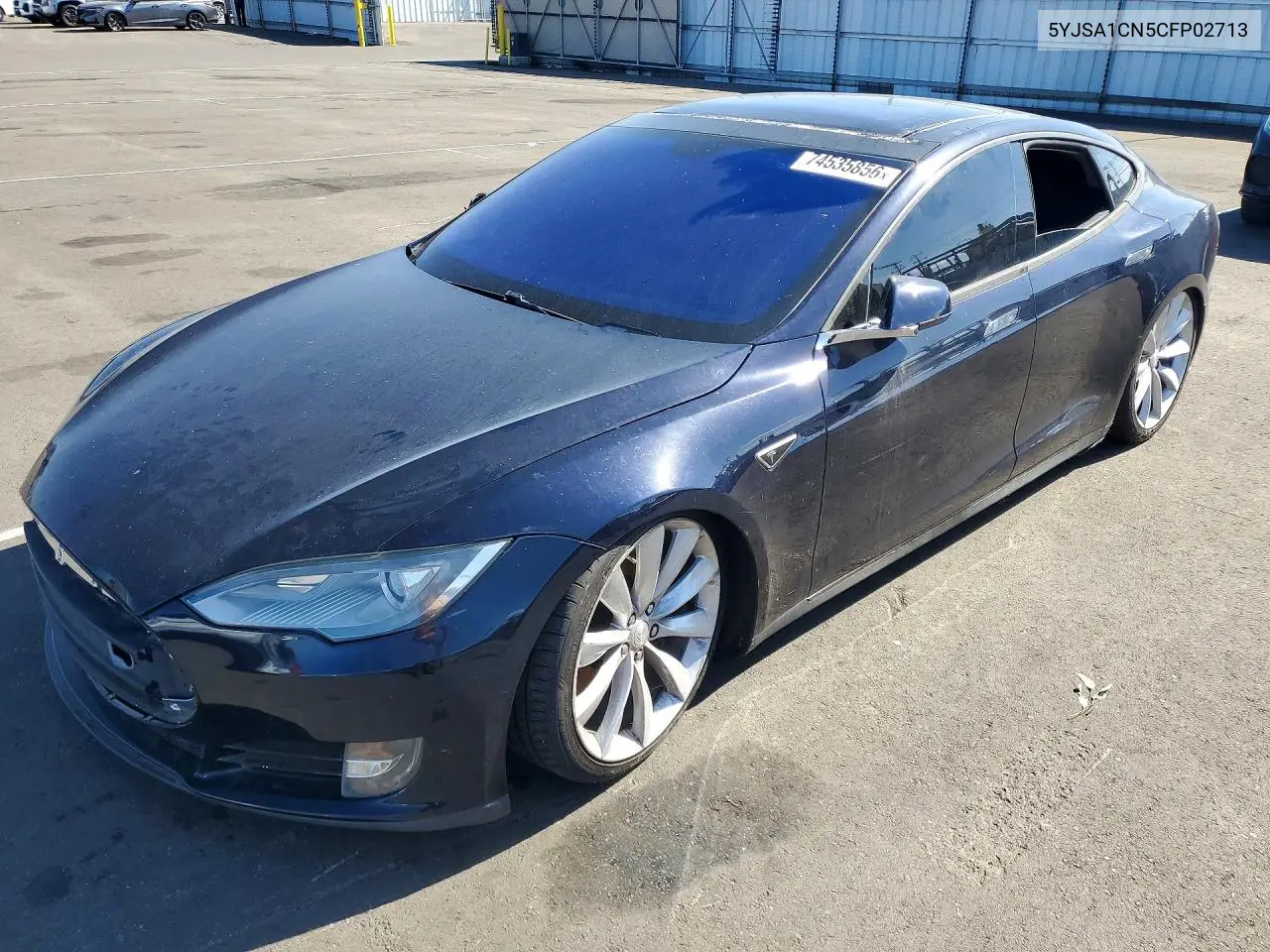 TESLA MODEL S 2012, VIN 5YJSA1CN5CFP02713