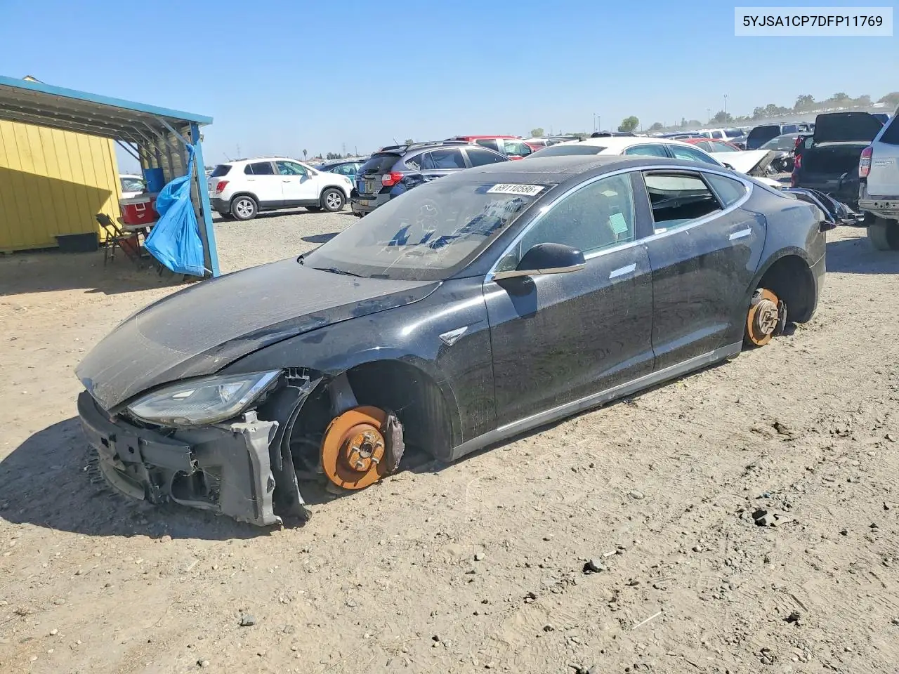 TESLA MODEL S 2013, VIN 5YJSA1CP7DFP11769