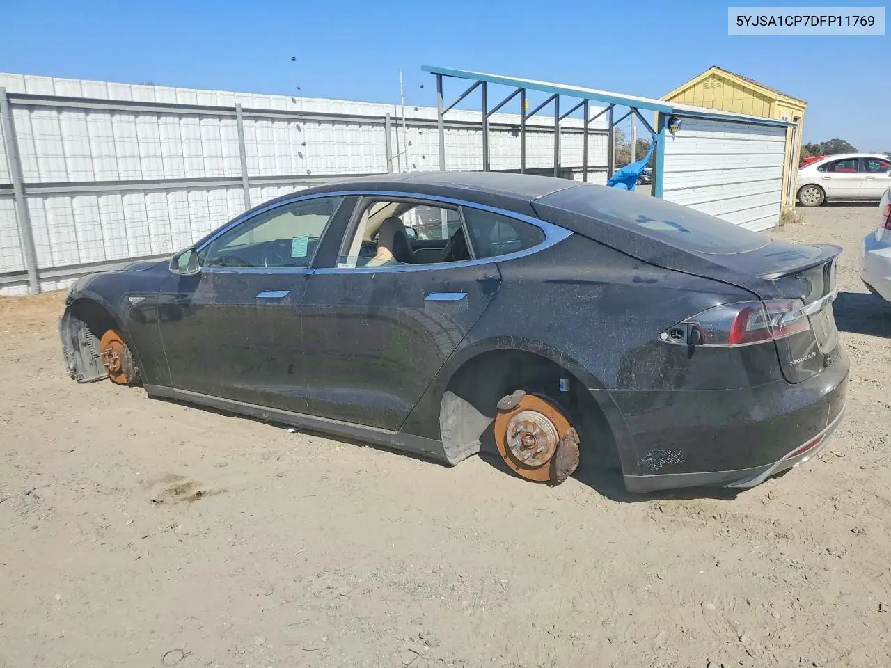 2013 TESLA MODEL S VIN 5YJSA1CP7DFP11769 — фото 2
