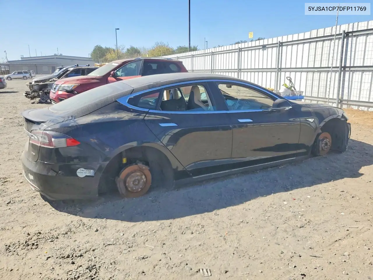 2013 TESLA MODEL S VIN 5YJSA1CP7DFP11769 — фото 3