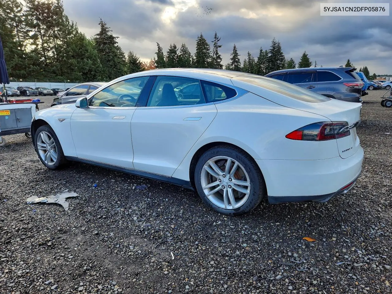 2013 TESLA MODEL S VIN 5YJSA1CN2DFP05876 — фото 2