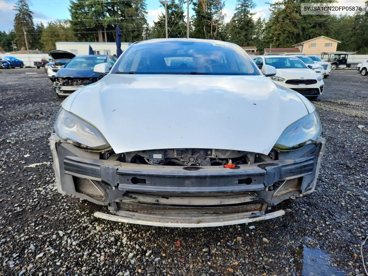 2013 TESLA MODEL S VIN 5YJSA1CN2DFP05876 — фото 4